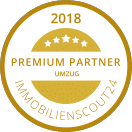 Auszeichnung ImmobilienScout 24 Umzugsportal Premium Partner 2018